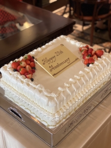 2023 クリスマス25周年ケーキ